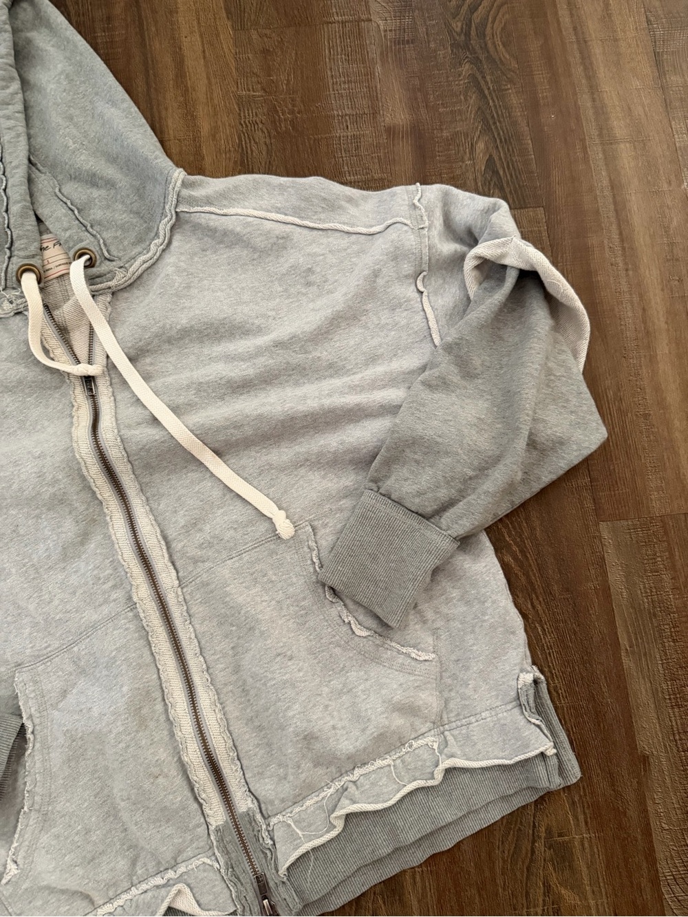 Free People We The Free Cher Twofer Hoodie S Oversized - Picture 5 of 10